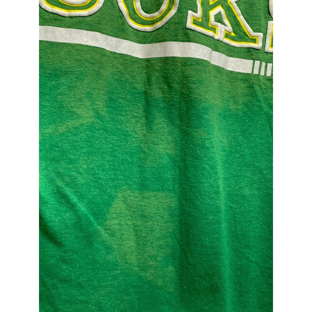 Oregon Ducks 87 Super Shirts Men Green Short Sleeve Stained Flawed No Size - Picture 4 of 5